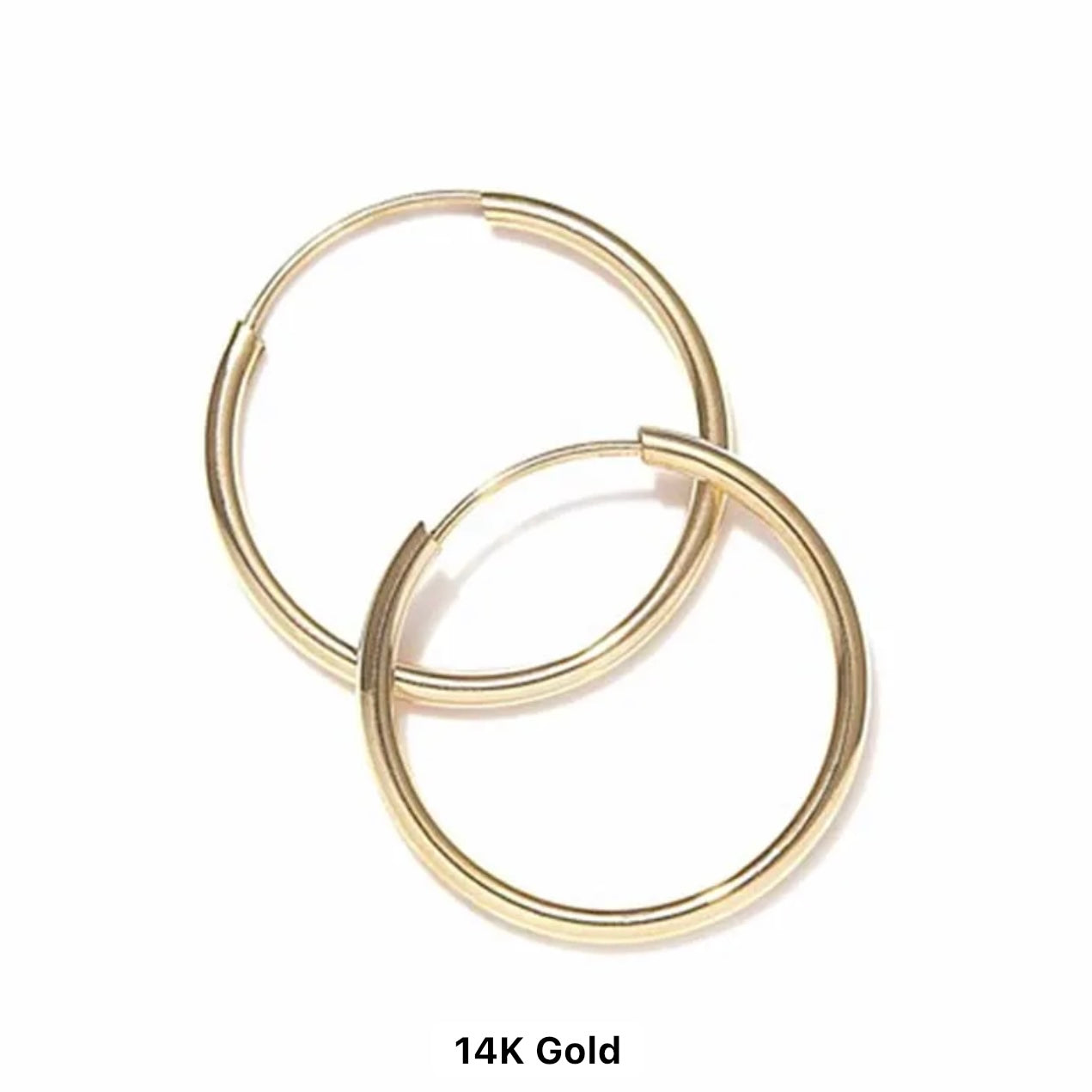 Endless Hoop Earrings 12.4mm