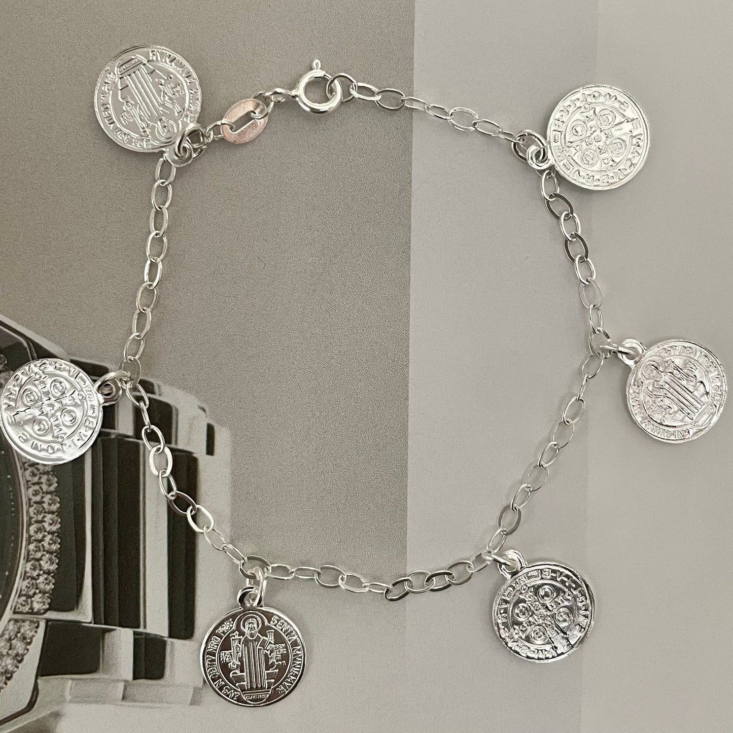 Saint Benedict Charm Bracelet