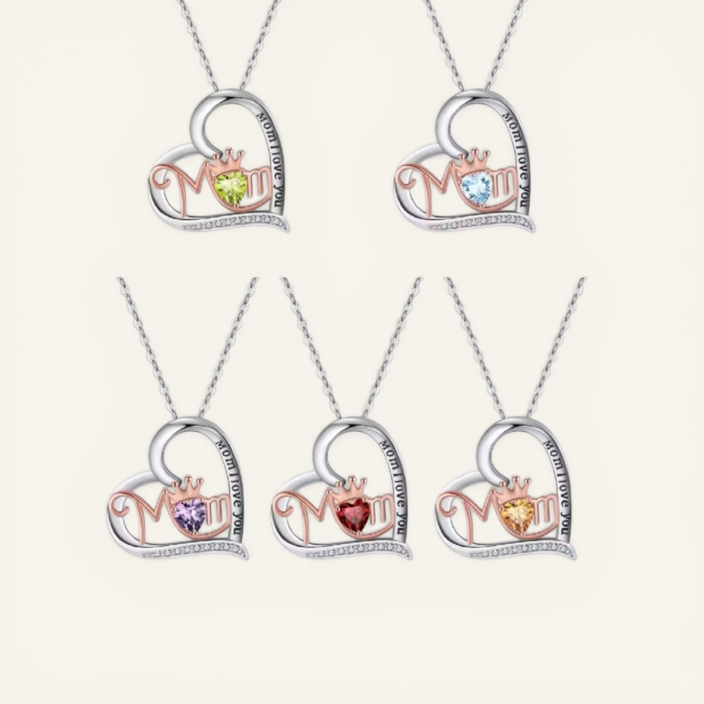 Aura Mother Crown Necklace