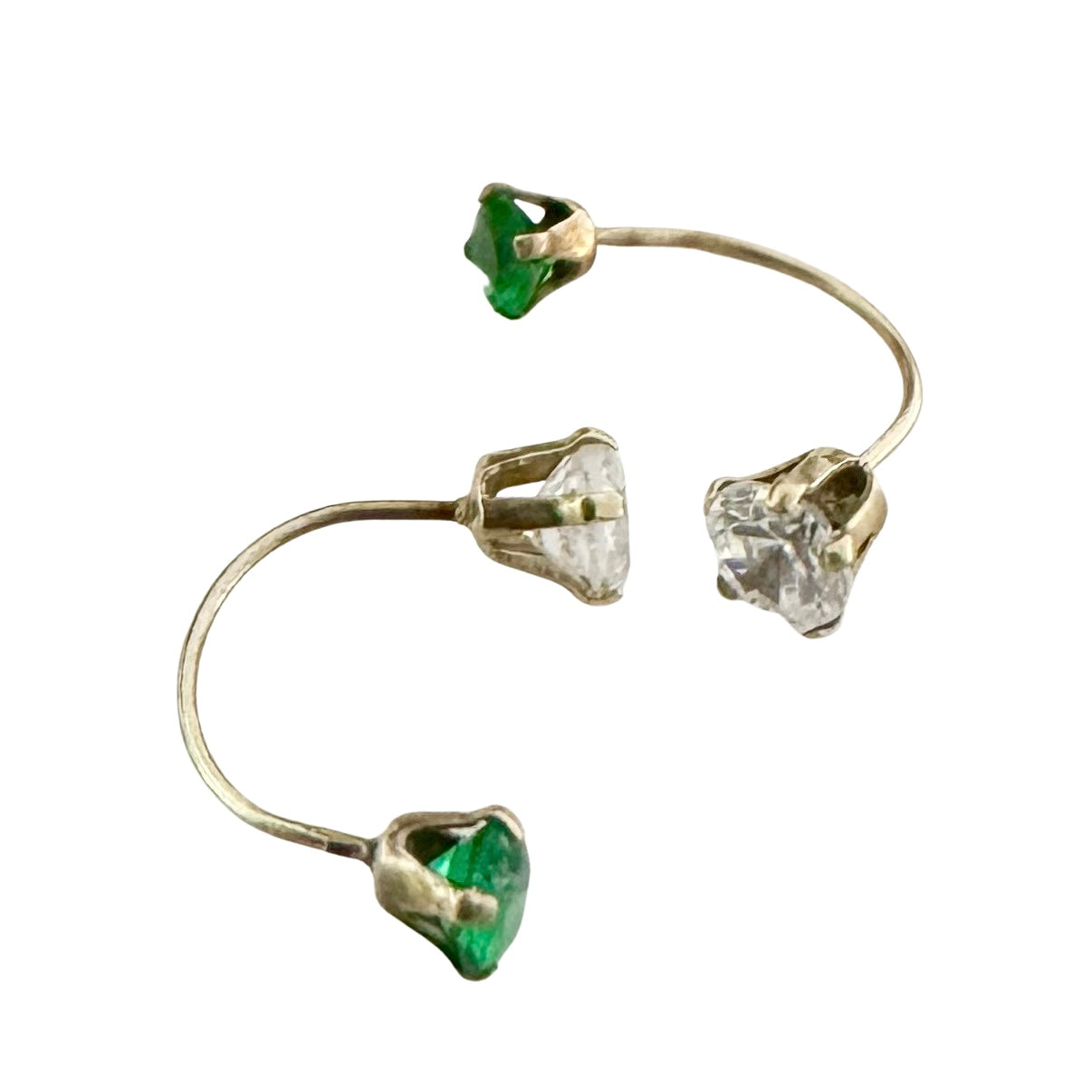 Curve Ear Jacket Earrings 3mm
