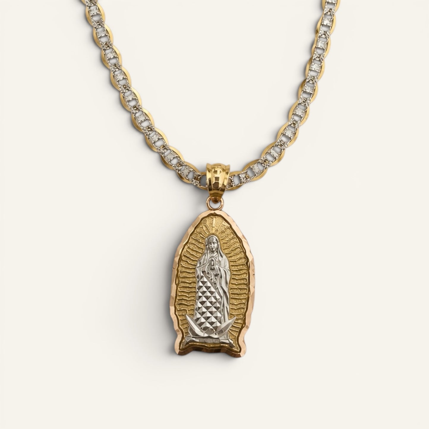 Guadalupe Sanctuary Faceted Pendant