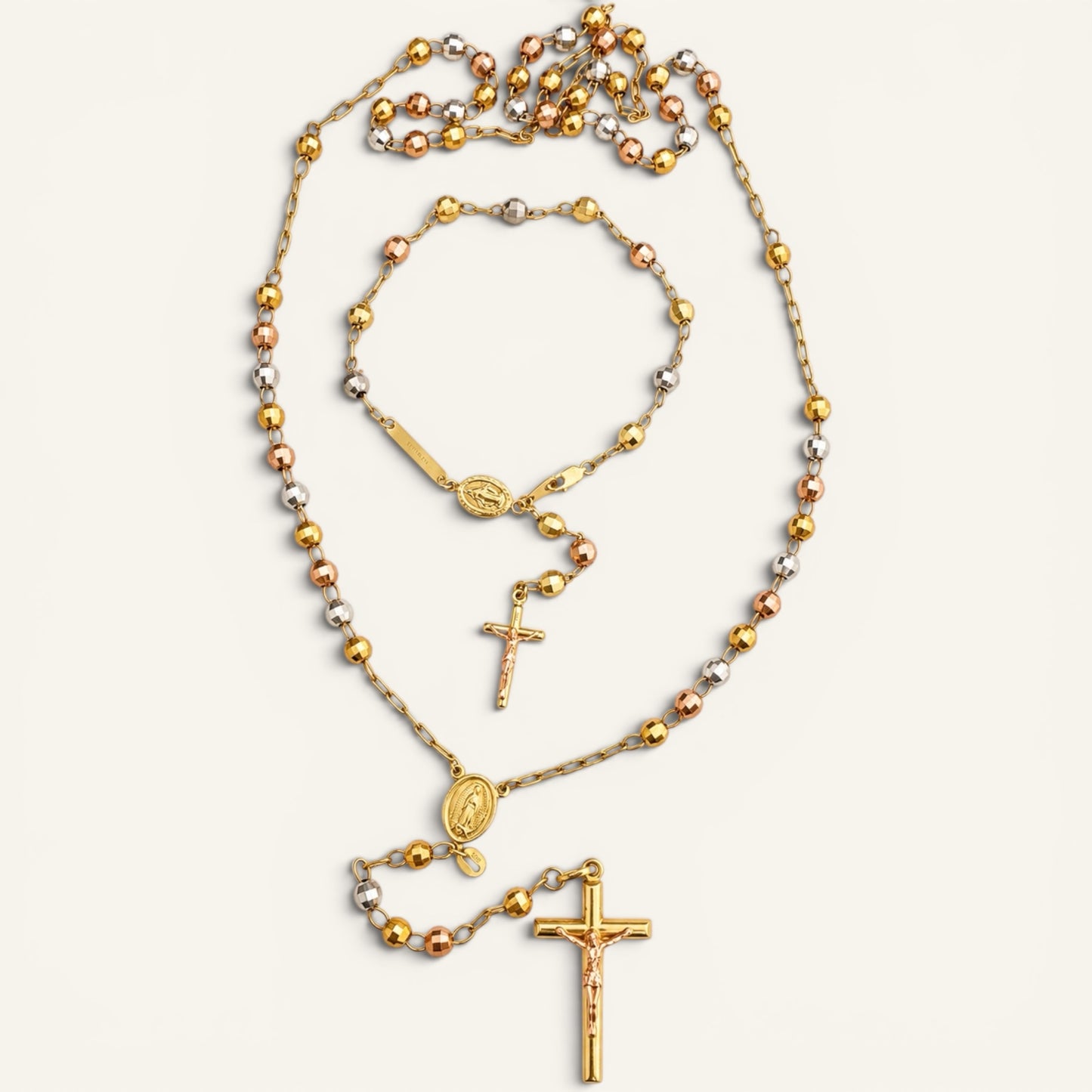 Serene Grande Faceted Rosario Bracelet