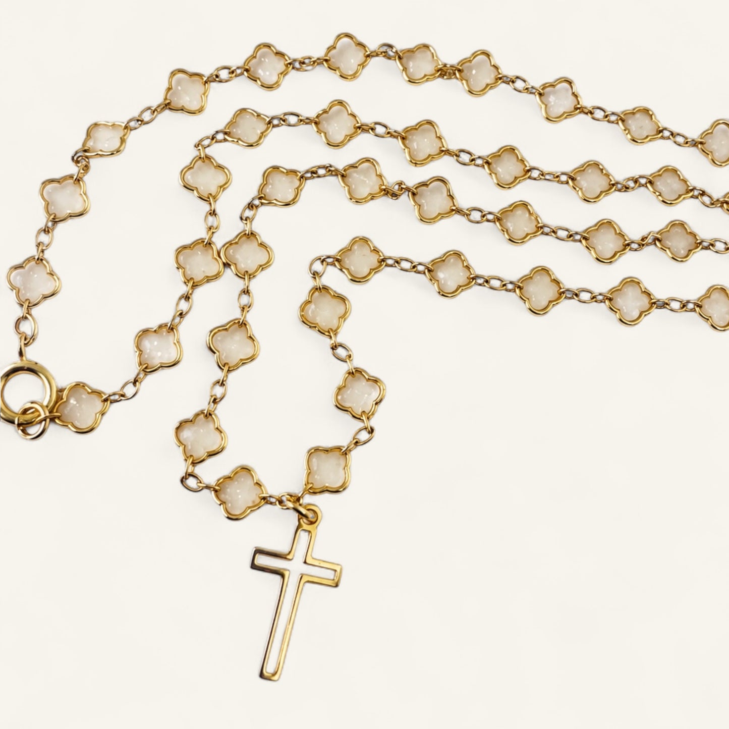 Sanctuary Clover Cross Necklace