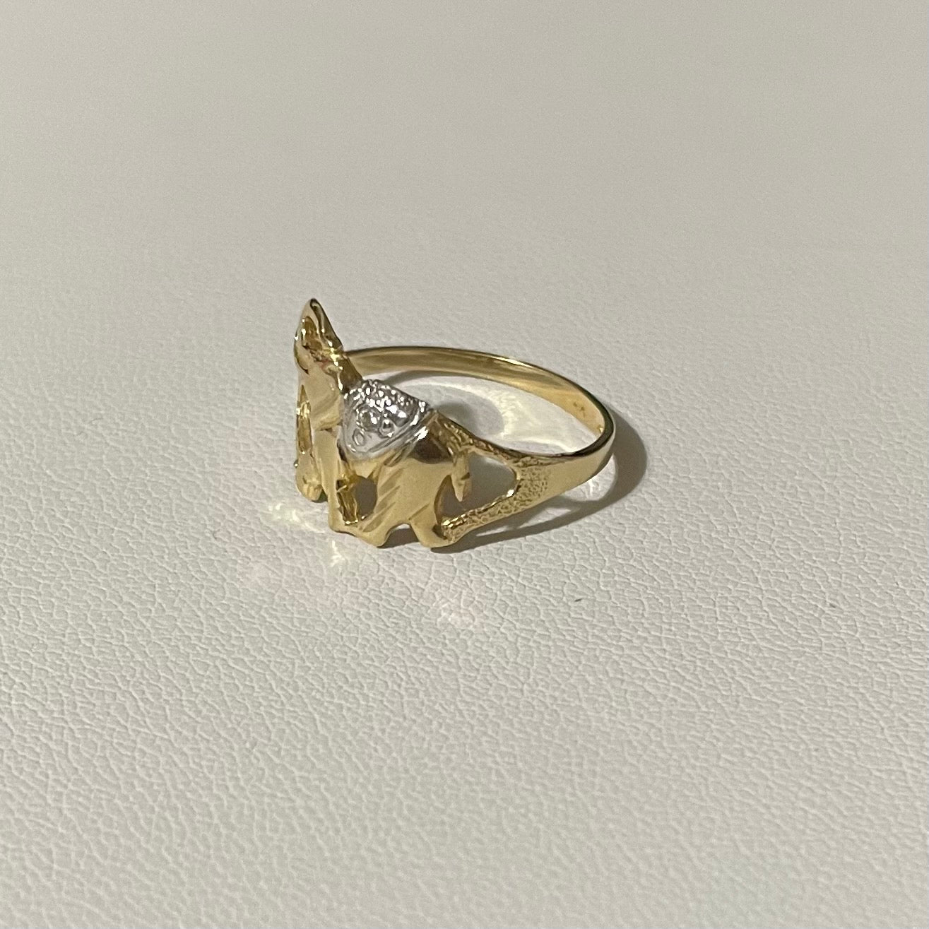 14K Gold lady Ring #7.5