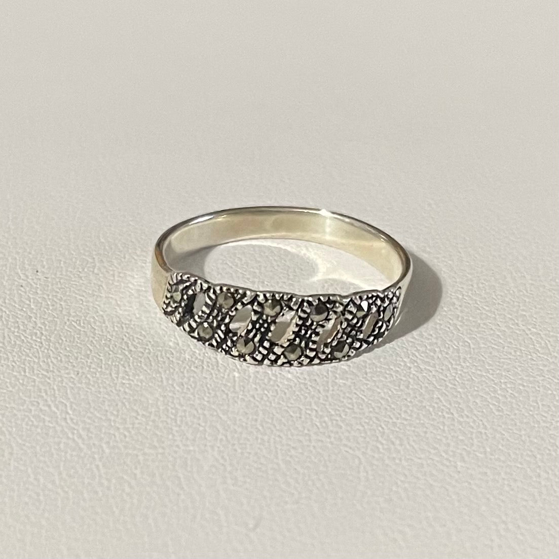 Lady Ring, Marcasita on Sterling Silver