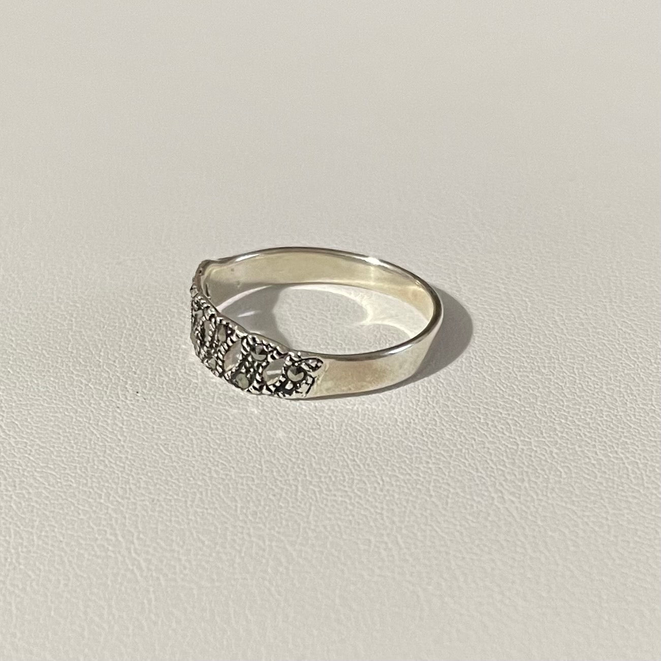 Lady Ring, Marcasita on Sterling Silver
