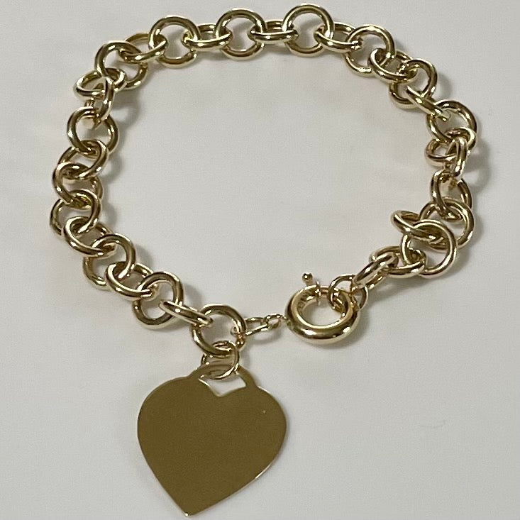 14K Fancy Bracelet 7.5 inch