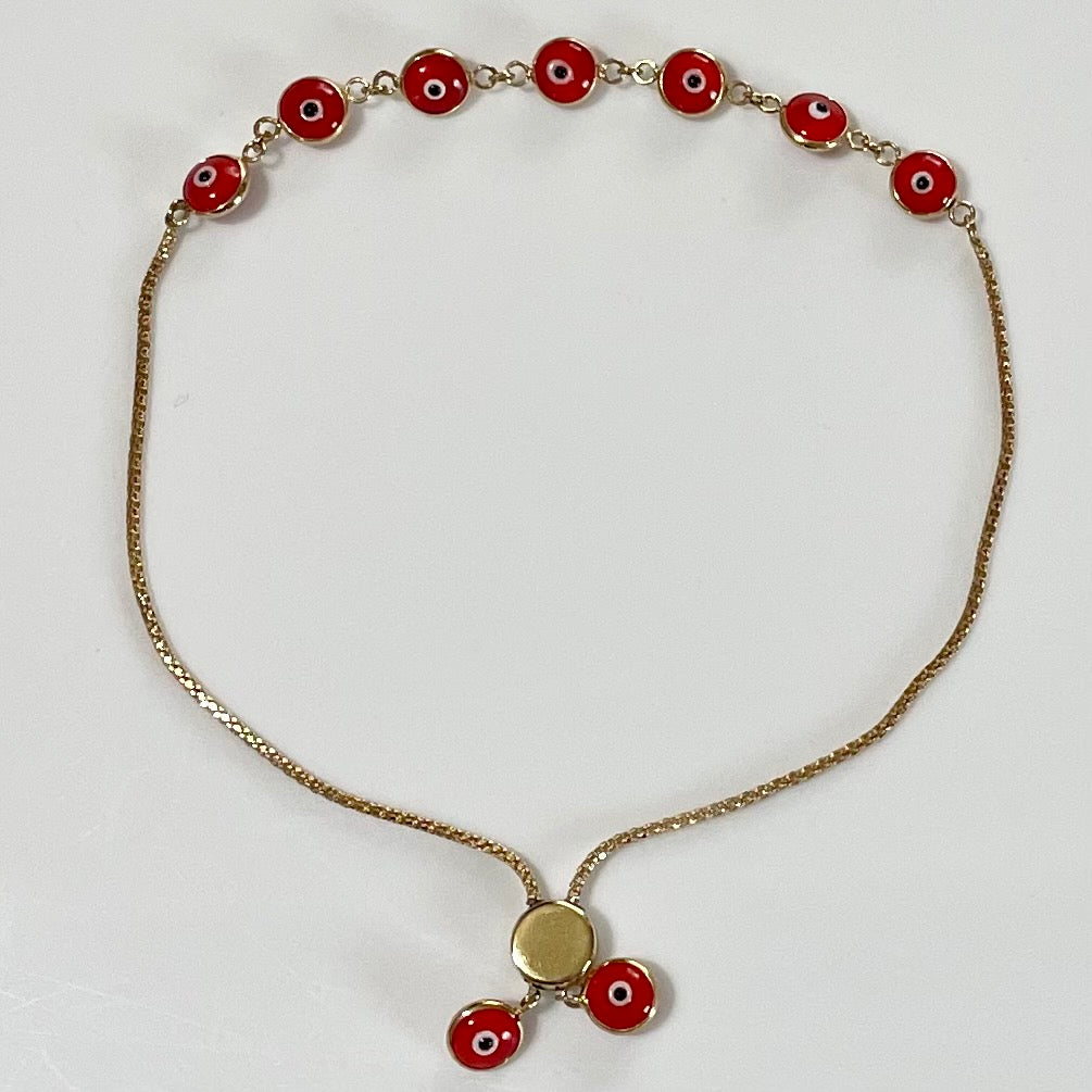 Bracelet Deer's eye, 14K Gold