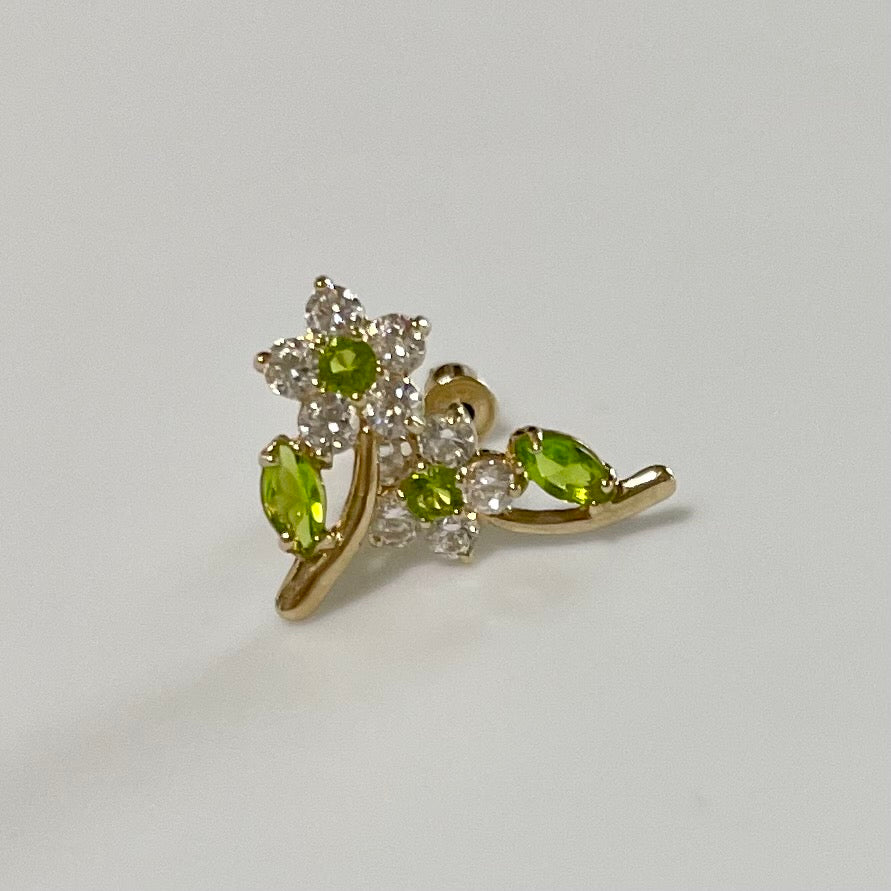 Tickle-my-fancy Stud Earrings 14K Gold
