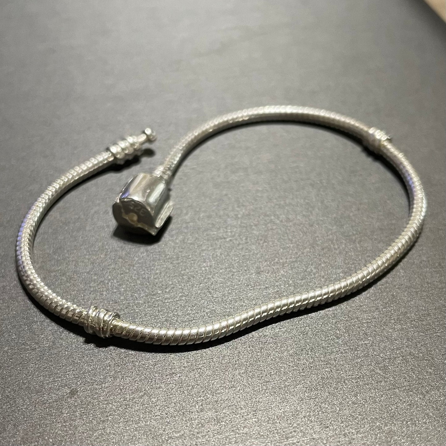 Silver Snake chain Bracelet DIY