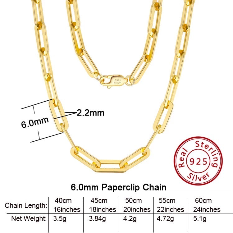 Elara Classic Necklace – 6mm