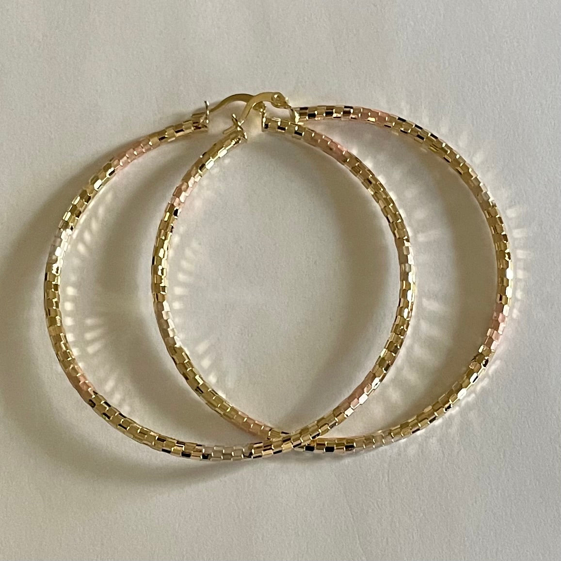 18K Gold Plated Hoop Earrings