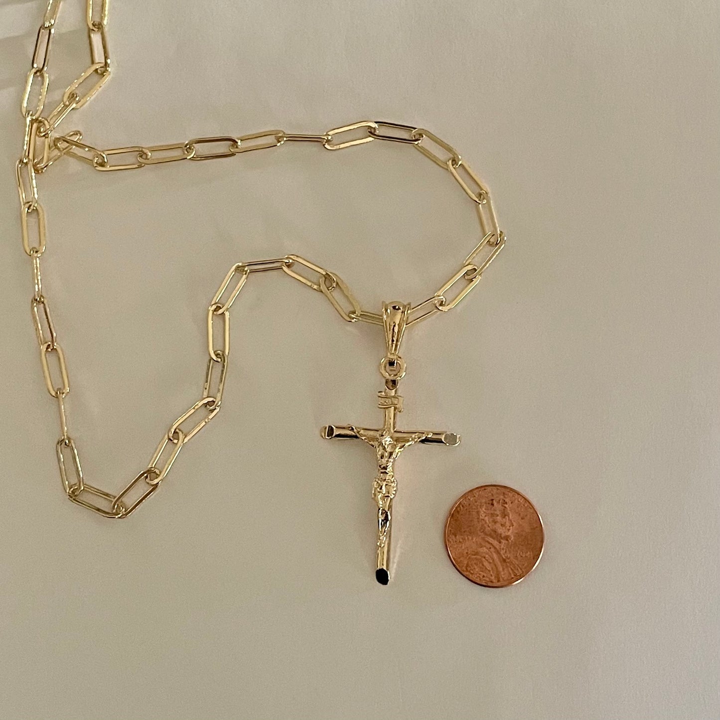 18K Gold Plated Jesus Christ 2-in