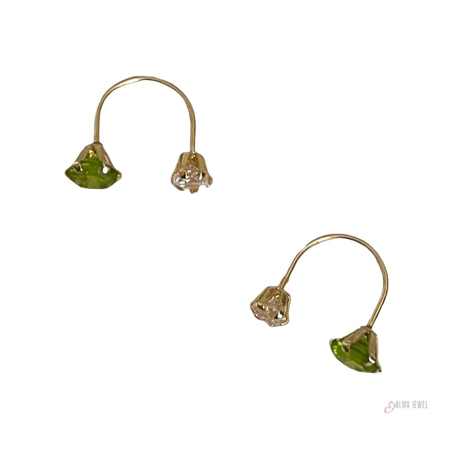 Telephone Earrings 4mm