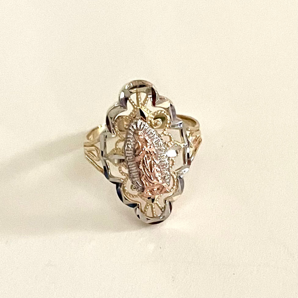 14K Gold Lady ring Virgin #7