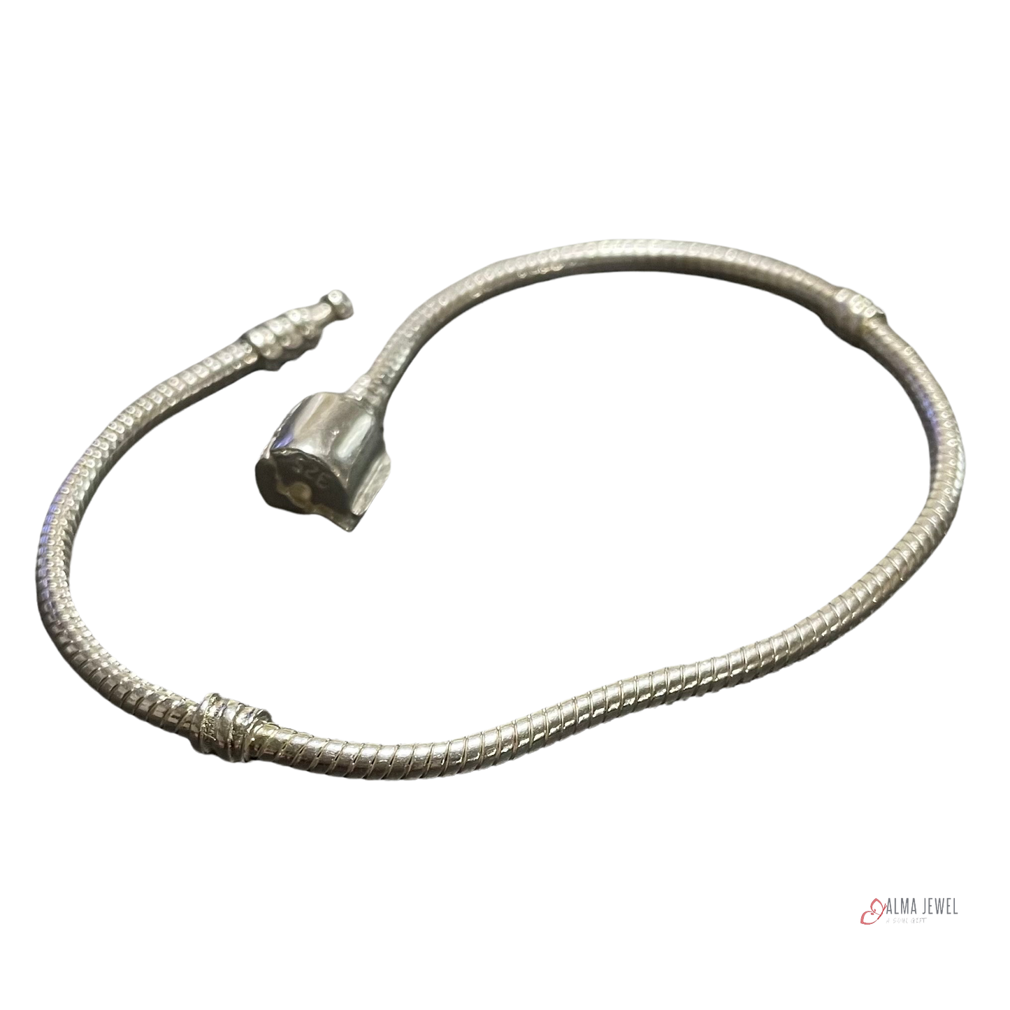 Silver Snake chain Bracelet DIY