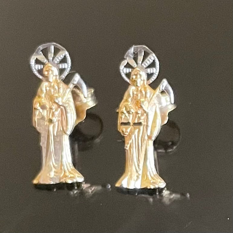 Stud Earrings 14K Gold