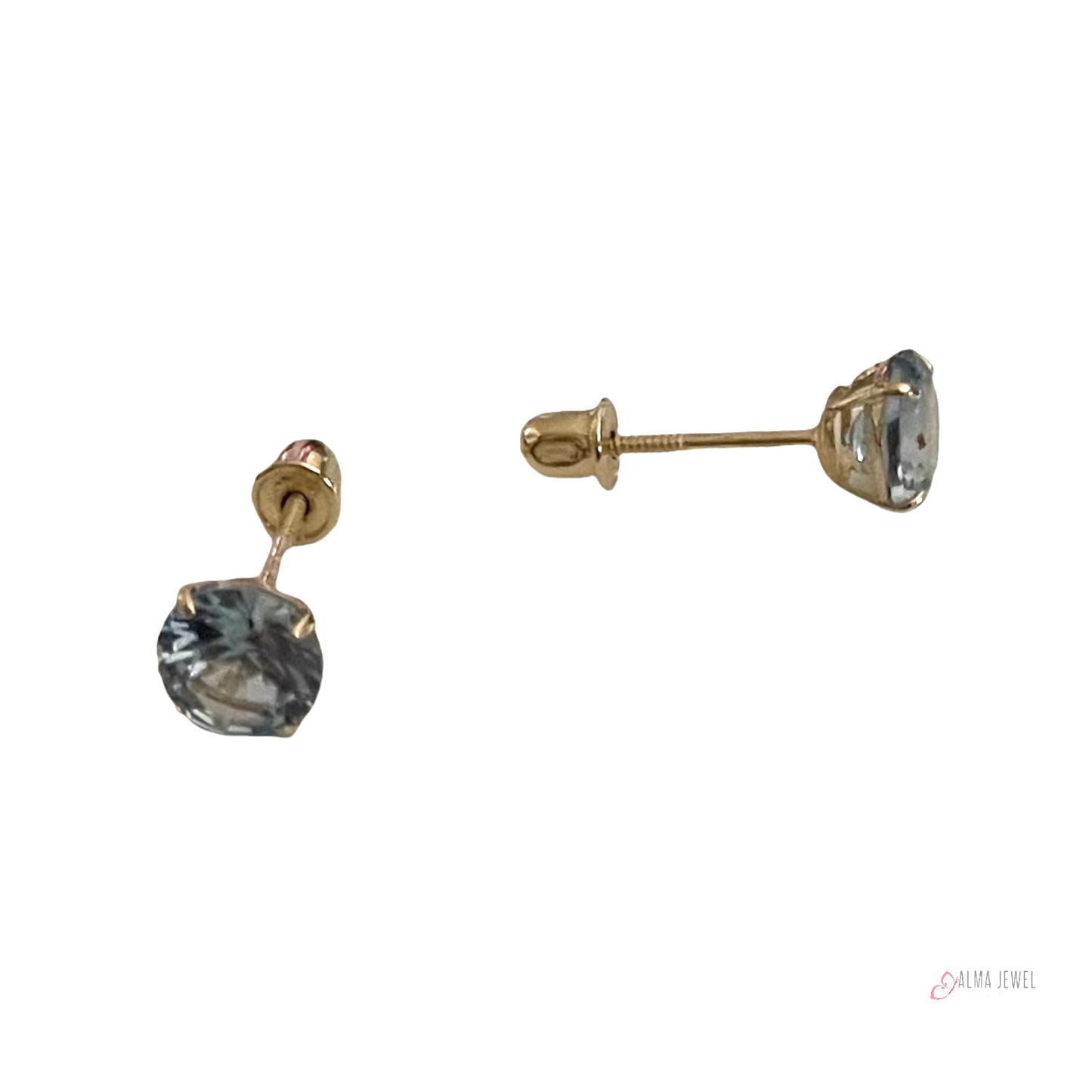 Basket Stud Earrings