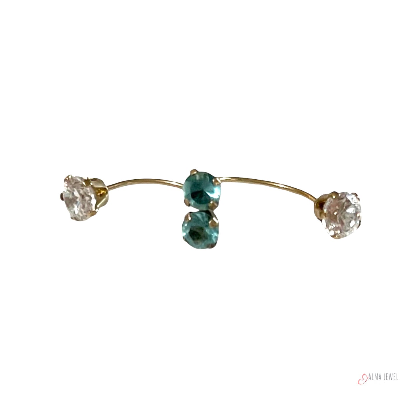 Telephone Earrings 3mm