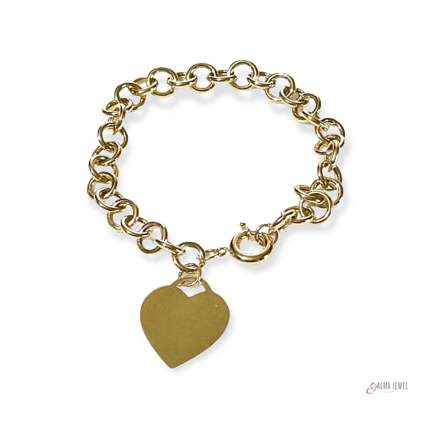 14K Fancy Bracelet 7.5 inch