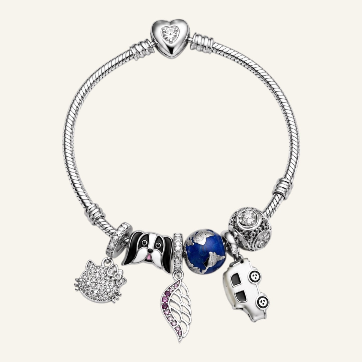 Celene Heart Bracelet