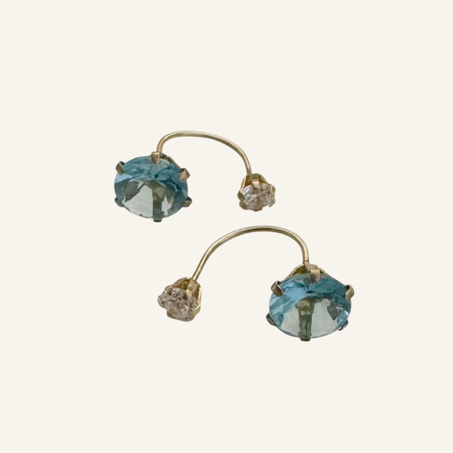 Curve Ear Jacket Earrings 6 mm