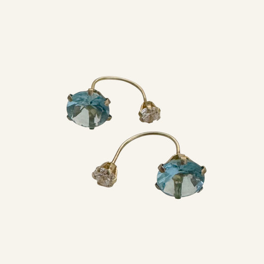 Curve Ear Jacket Earrings 6 mm