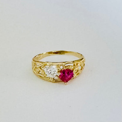 14K Gold Lady ring  #8