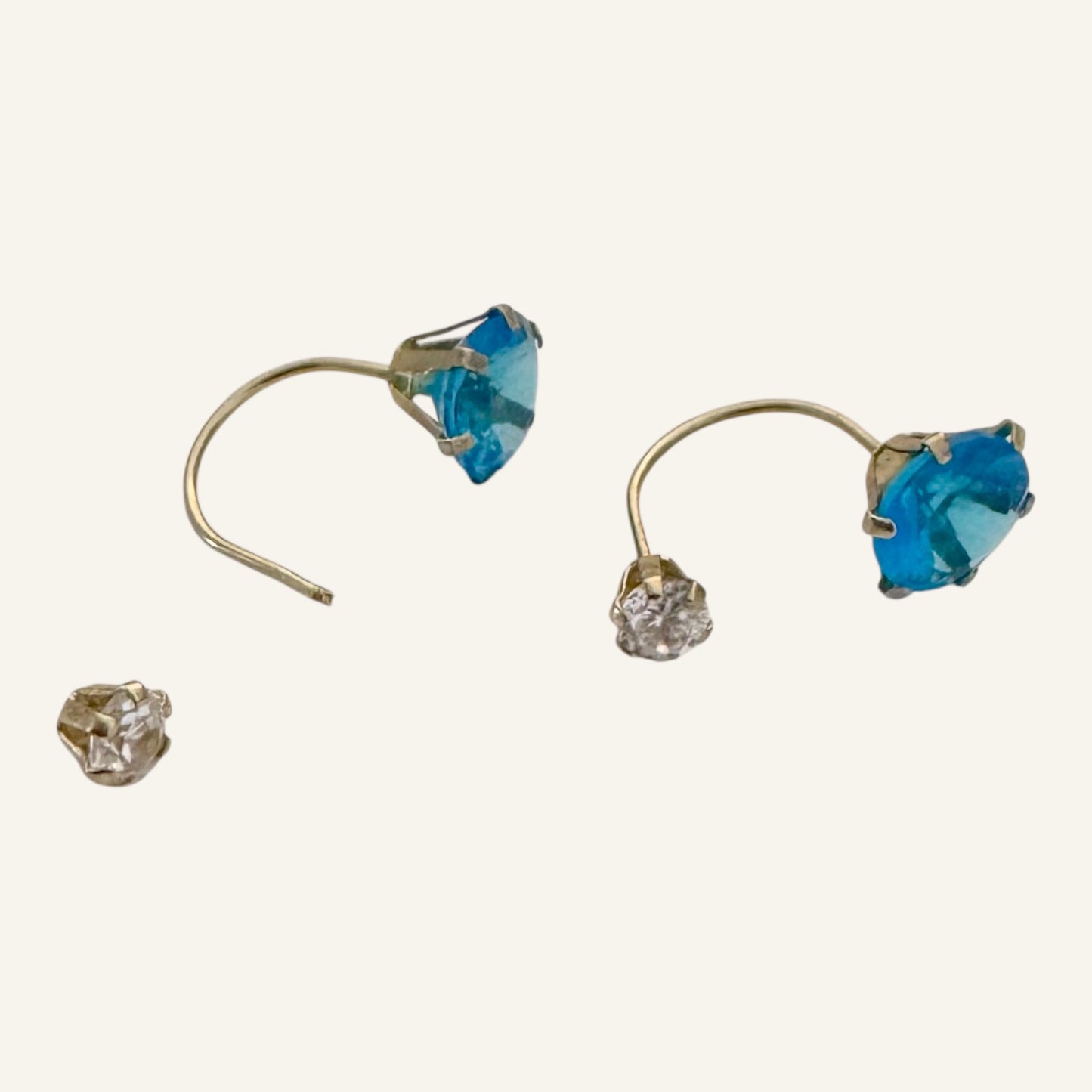 Curve Ear Jacket Earrings 6 mm