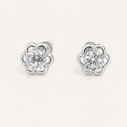 Luna Bloom Stud Earrings
