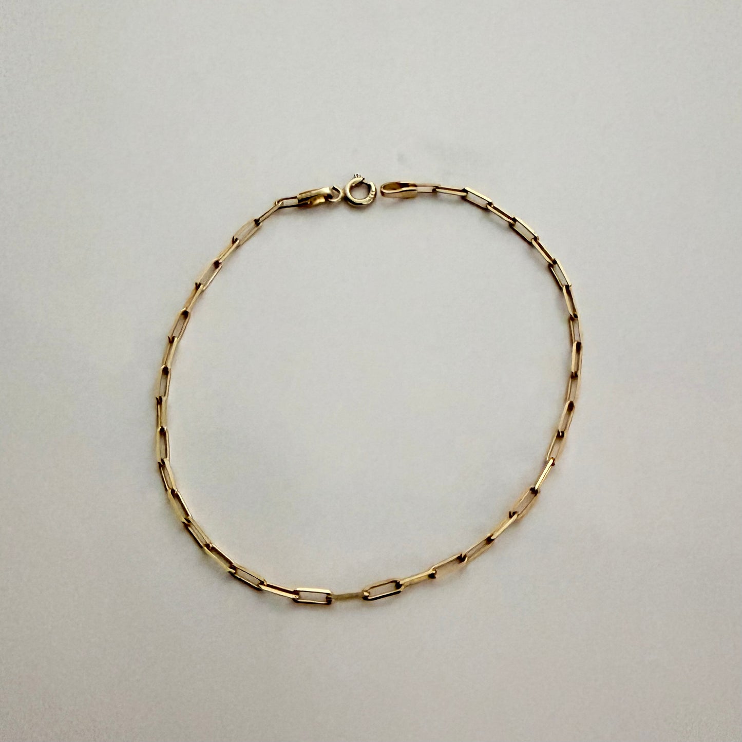 Paper Clip Chain Bracelet