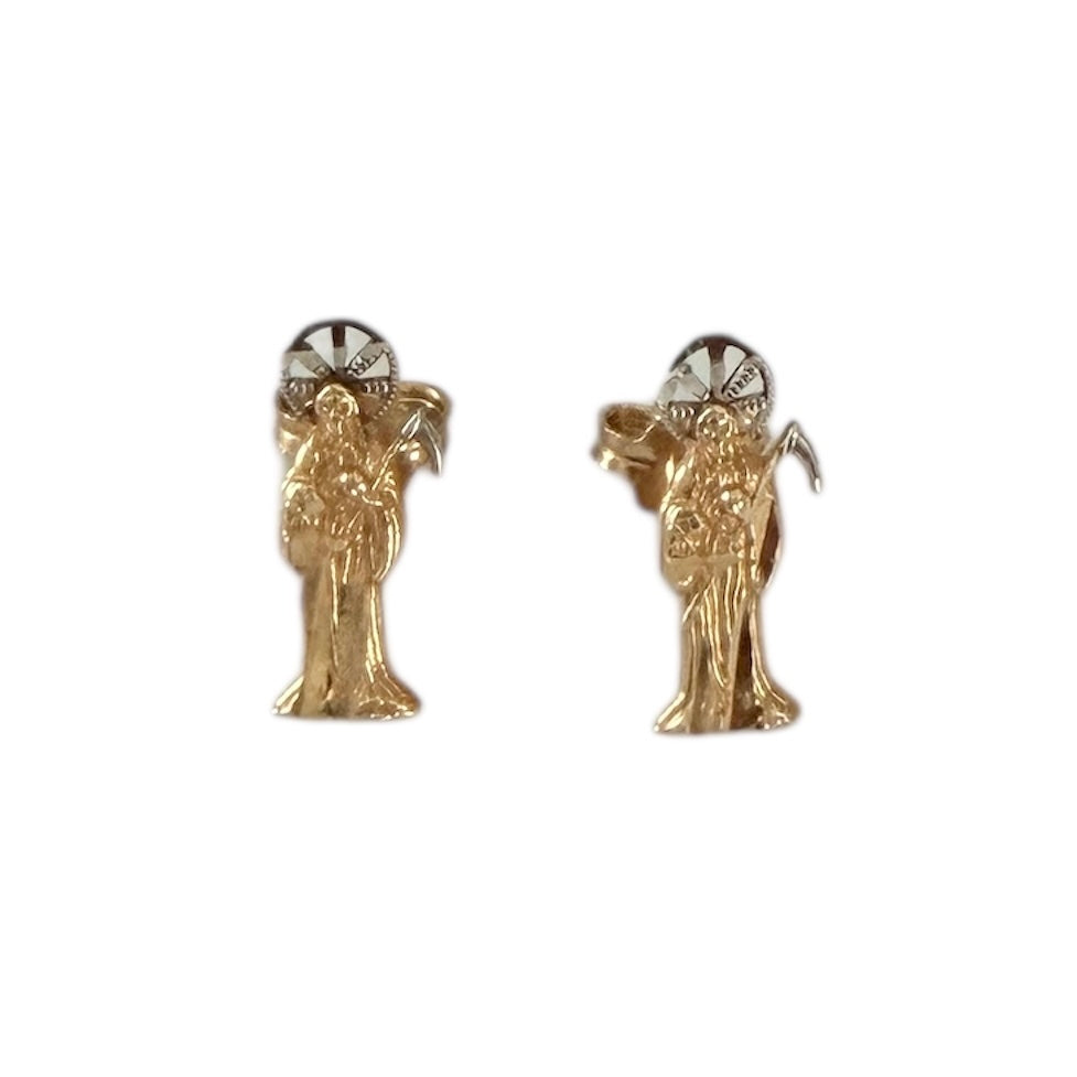 Stud Earrings 14K Gold
