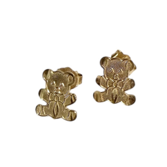 Teddy Bear Stud Earrings