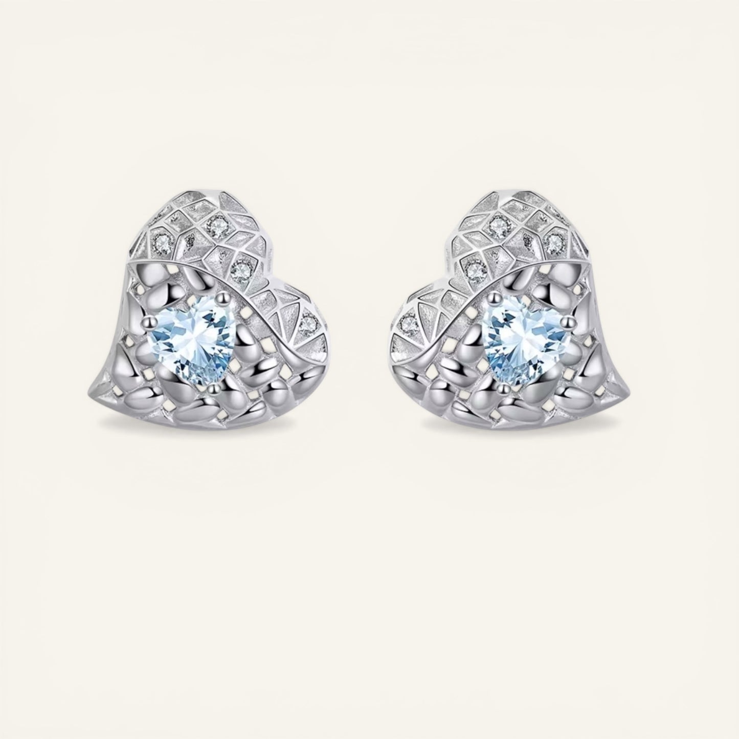 Lumina Heart Studs Earrings