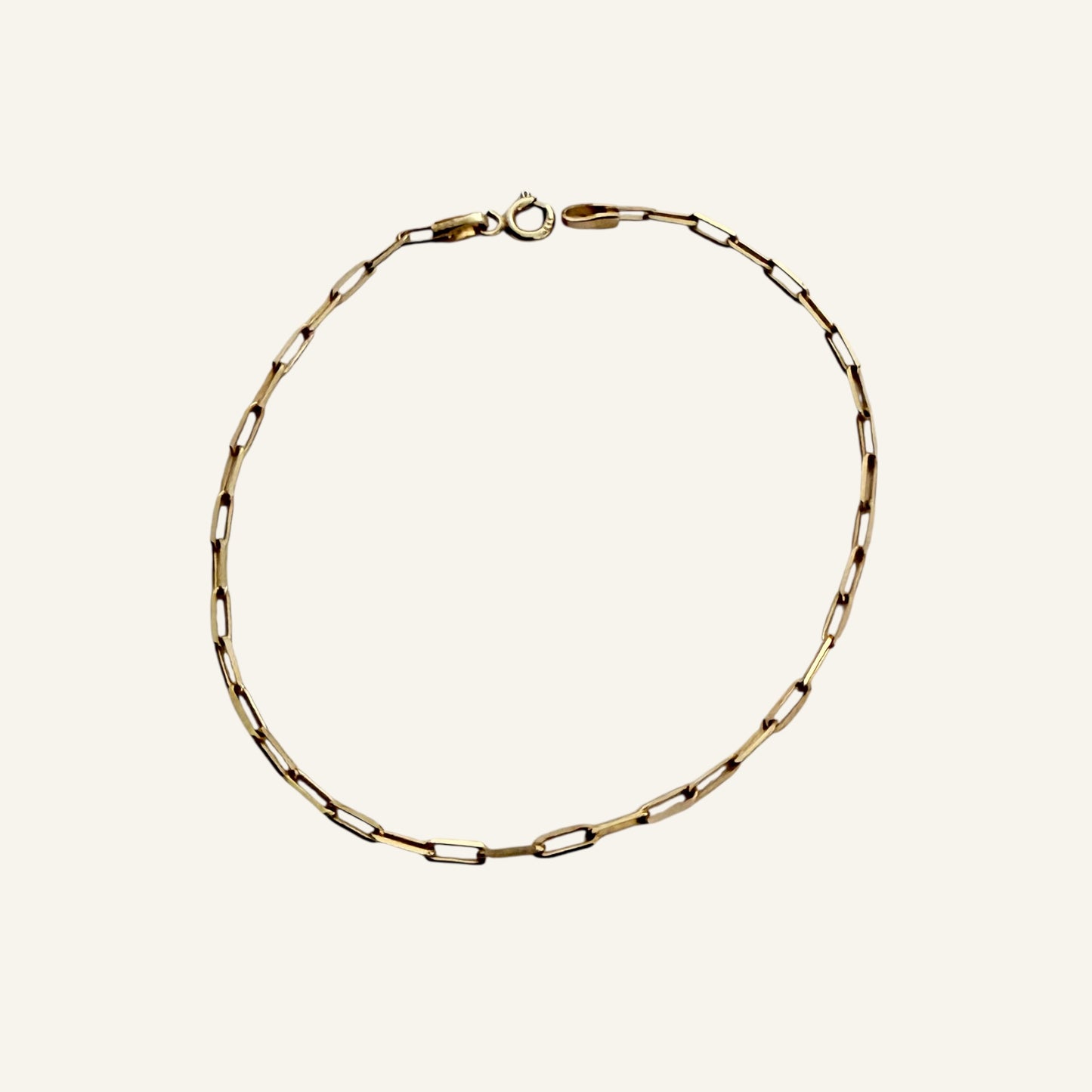 Paper Clip Chain Bracelet