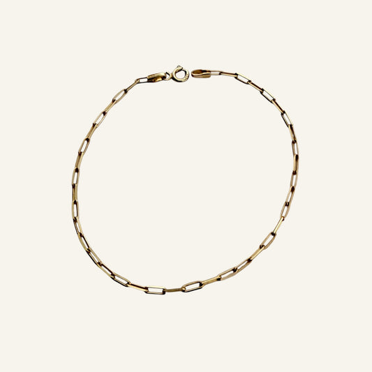 Paper Clip Chain Bracelet