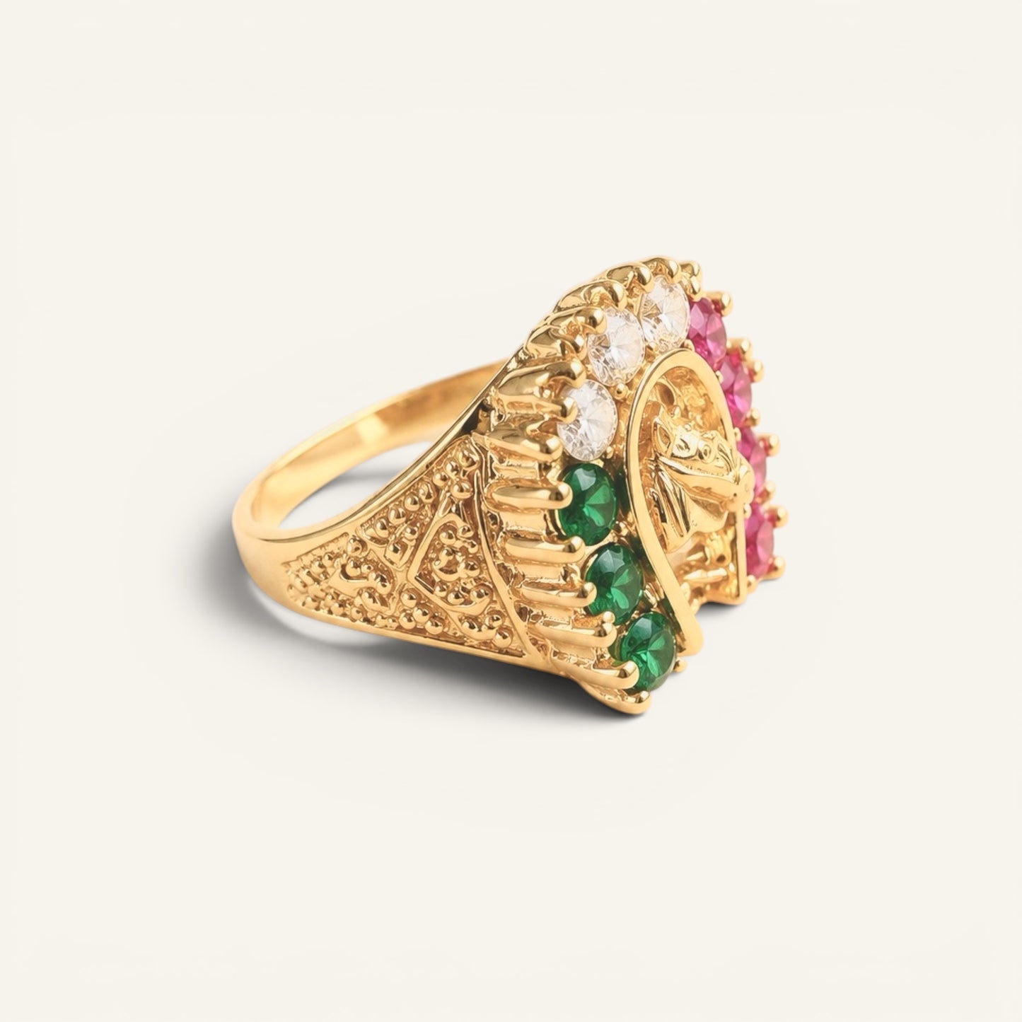 Fortuna Horseshoe Ring