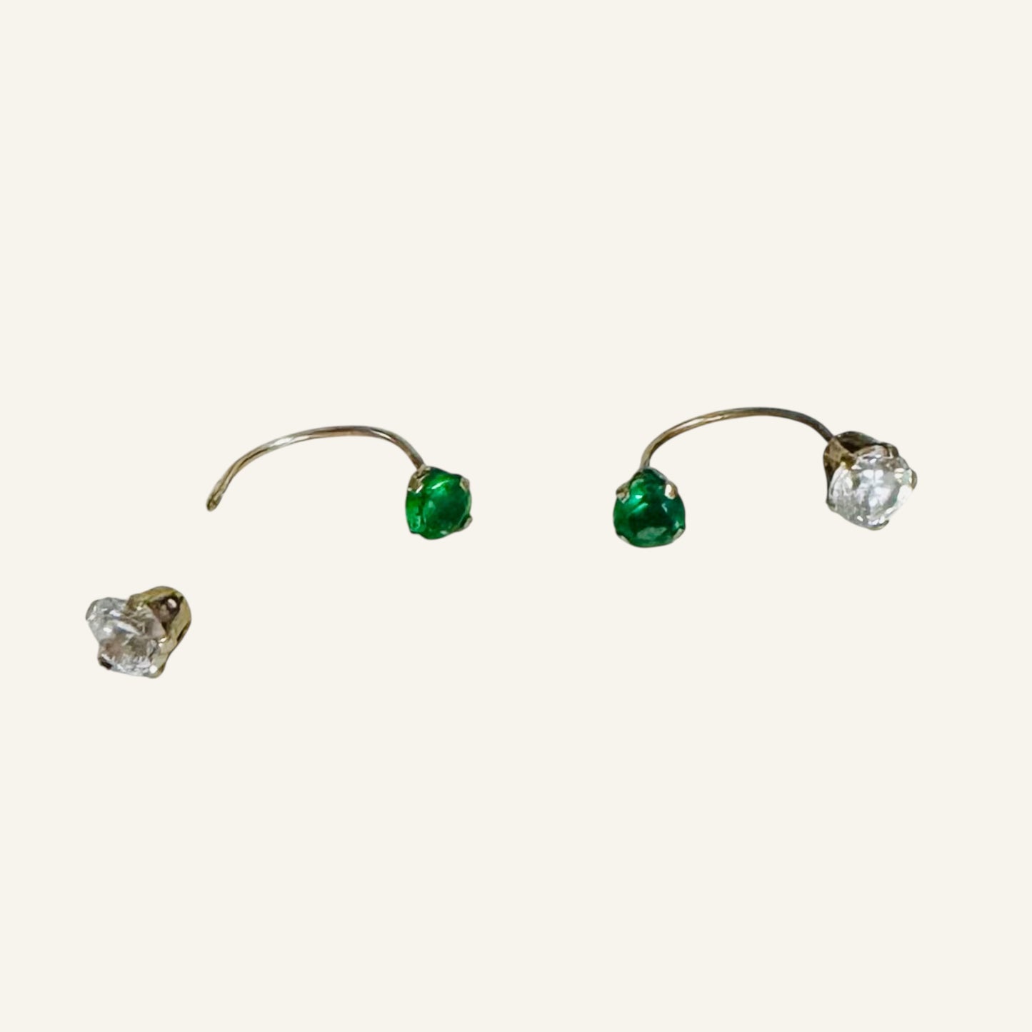 Curve Ear Jacket Earrings 3mm