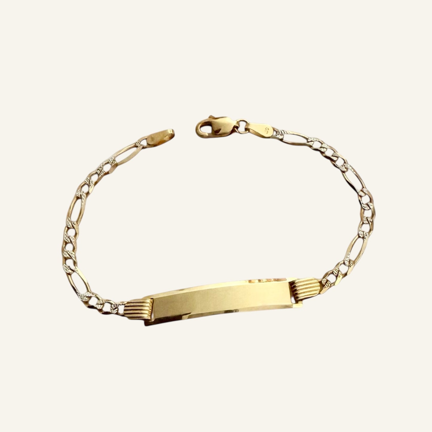 Classic Fígaro ID Baby Bracelet