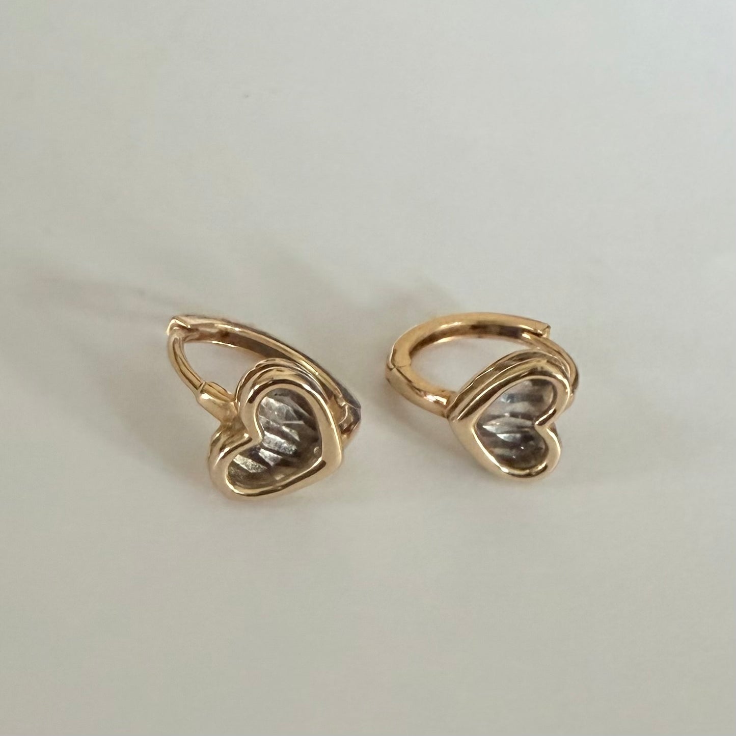 Huggie Heart Earrings