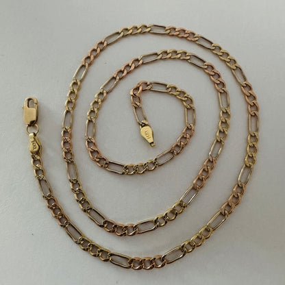 14K Gold Figaro Chain 3.1mm