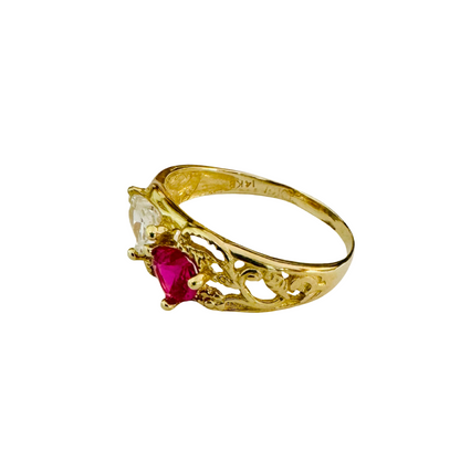 14K Gold Lady ring  #8