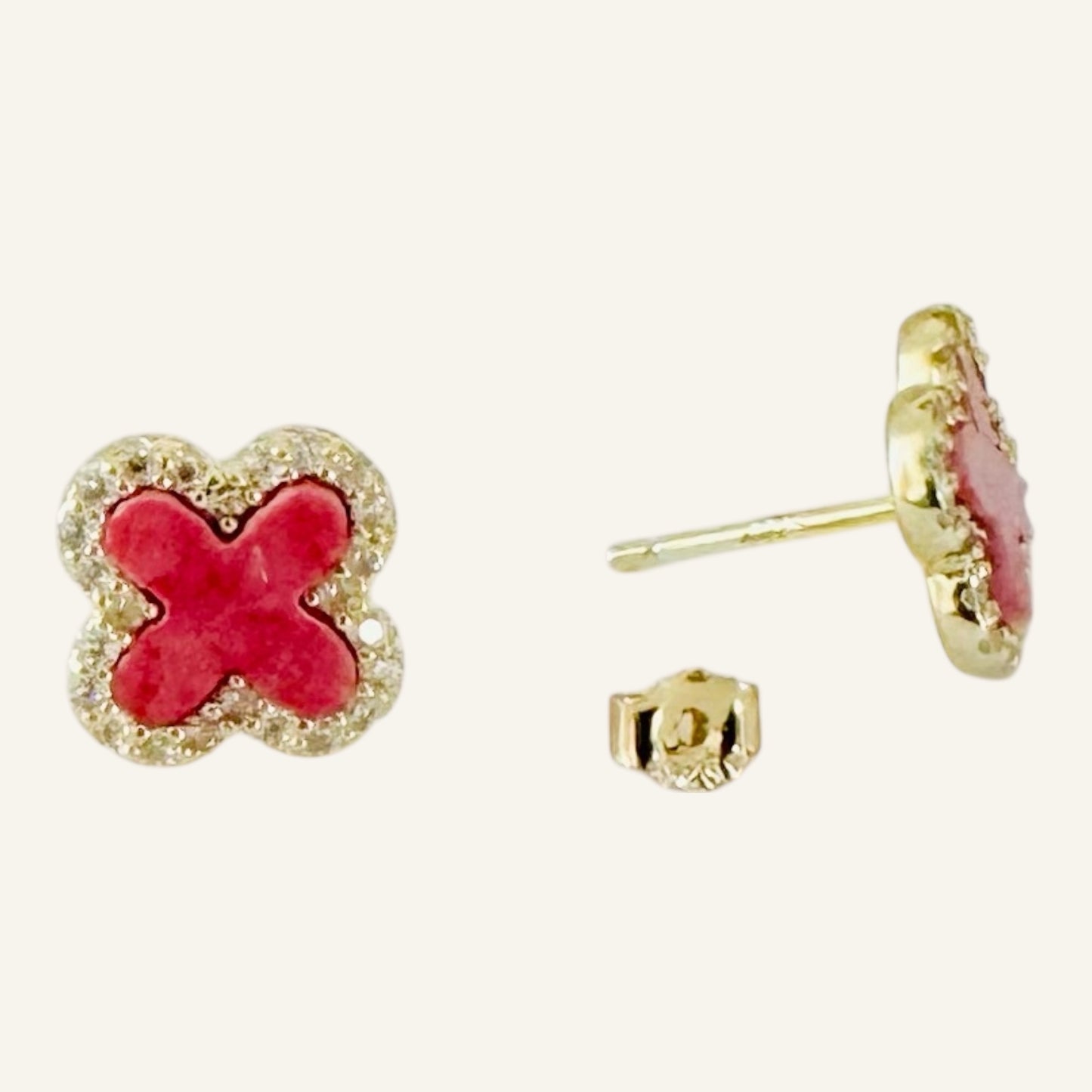Élan Clover Stud Earrings