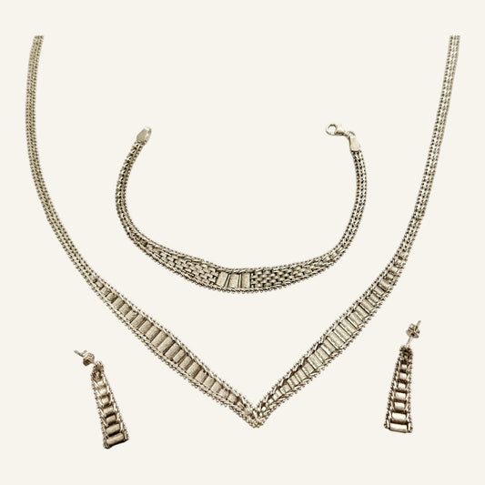 Tejido · Conjunto de joyas único