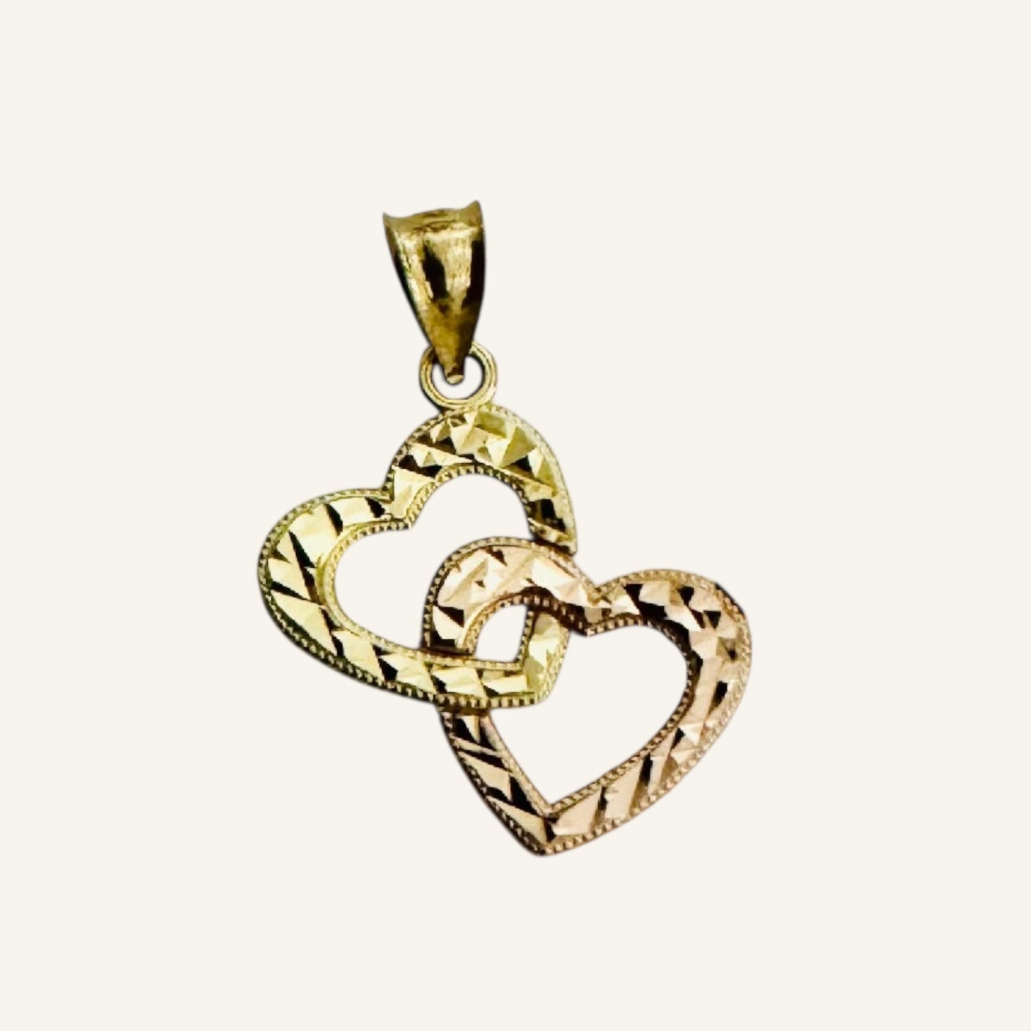 Intertwined Hearts Charm