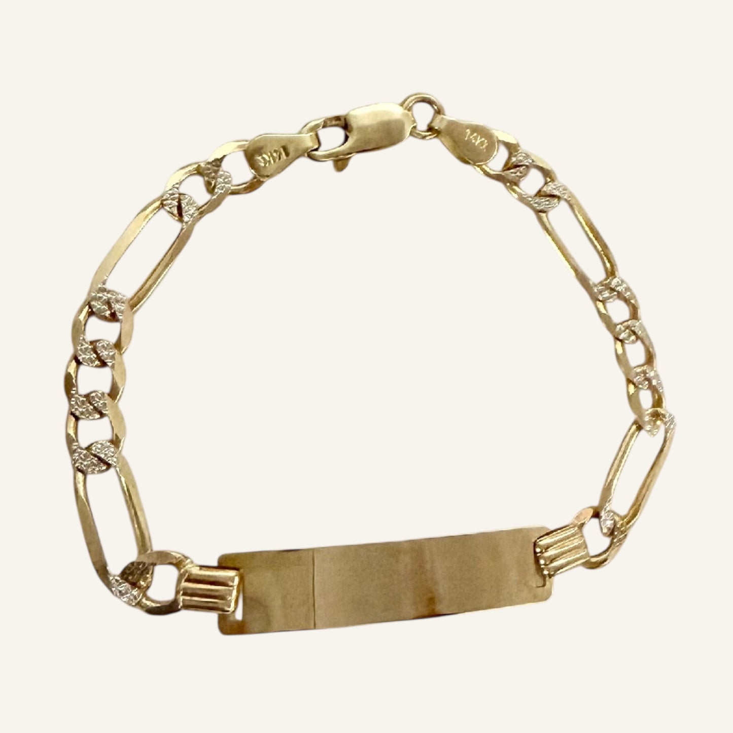 Classic Fígaro ID Baby Bracelet