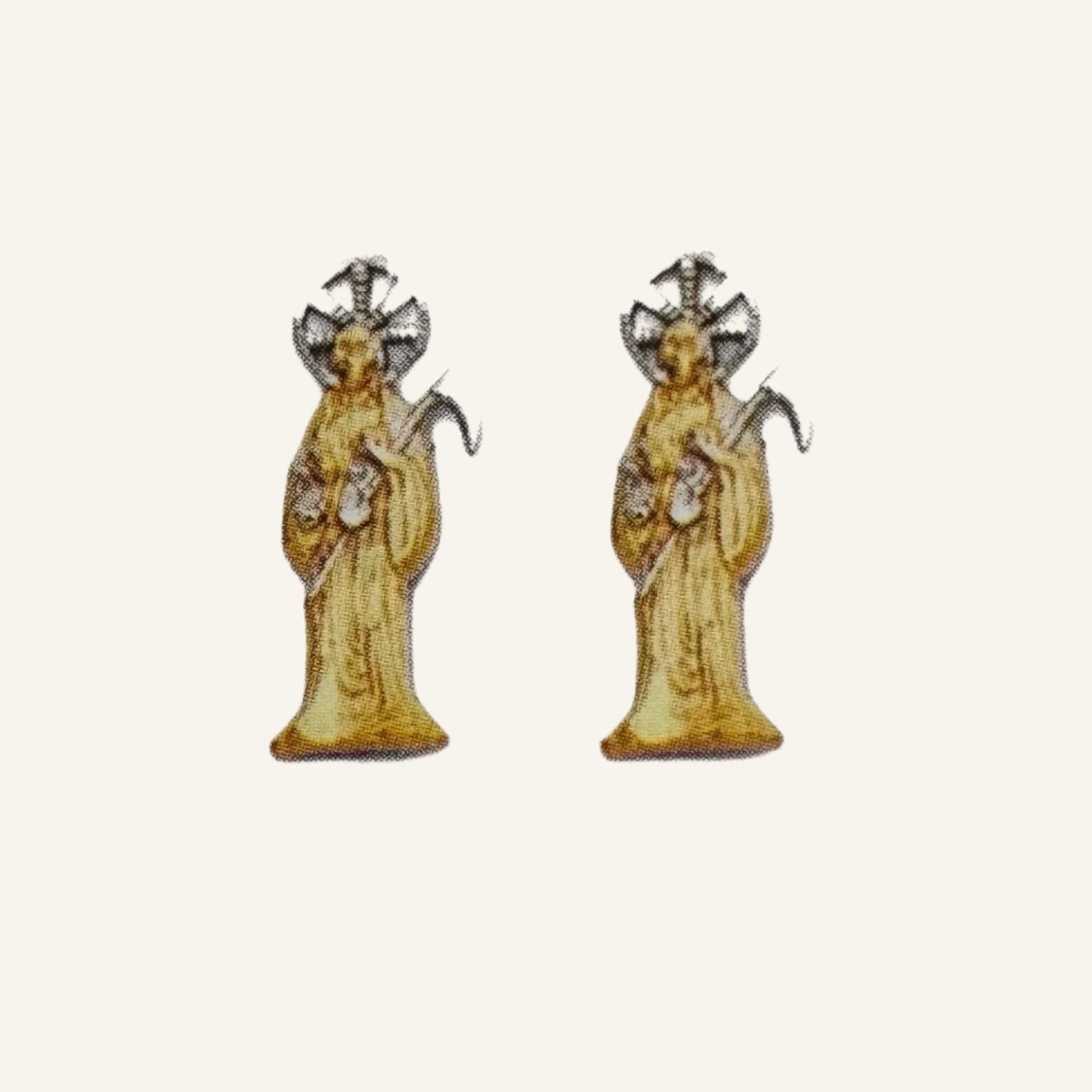 Memento Mori Stud Earrings