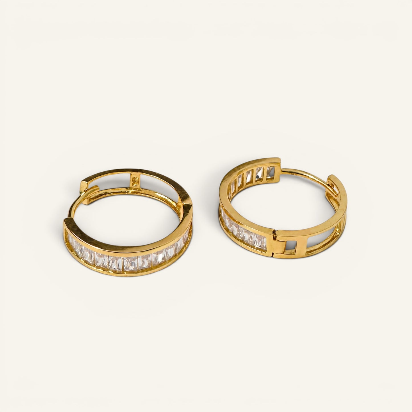 Half Baguette Hoops
