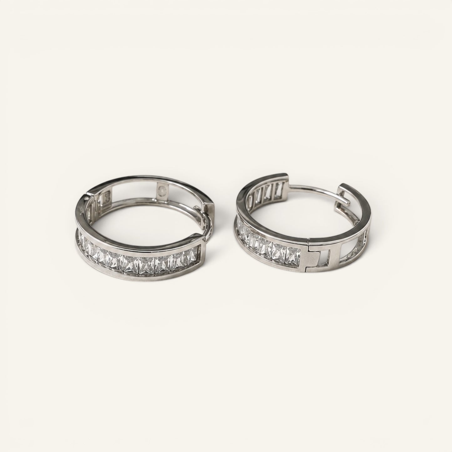Half Baguette Hoops
