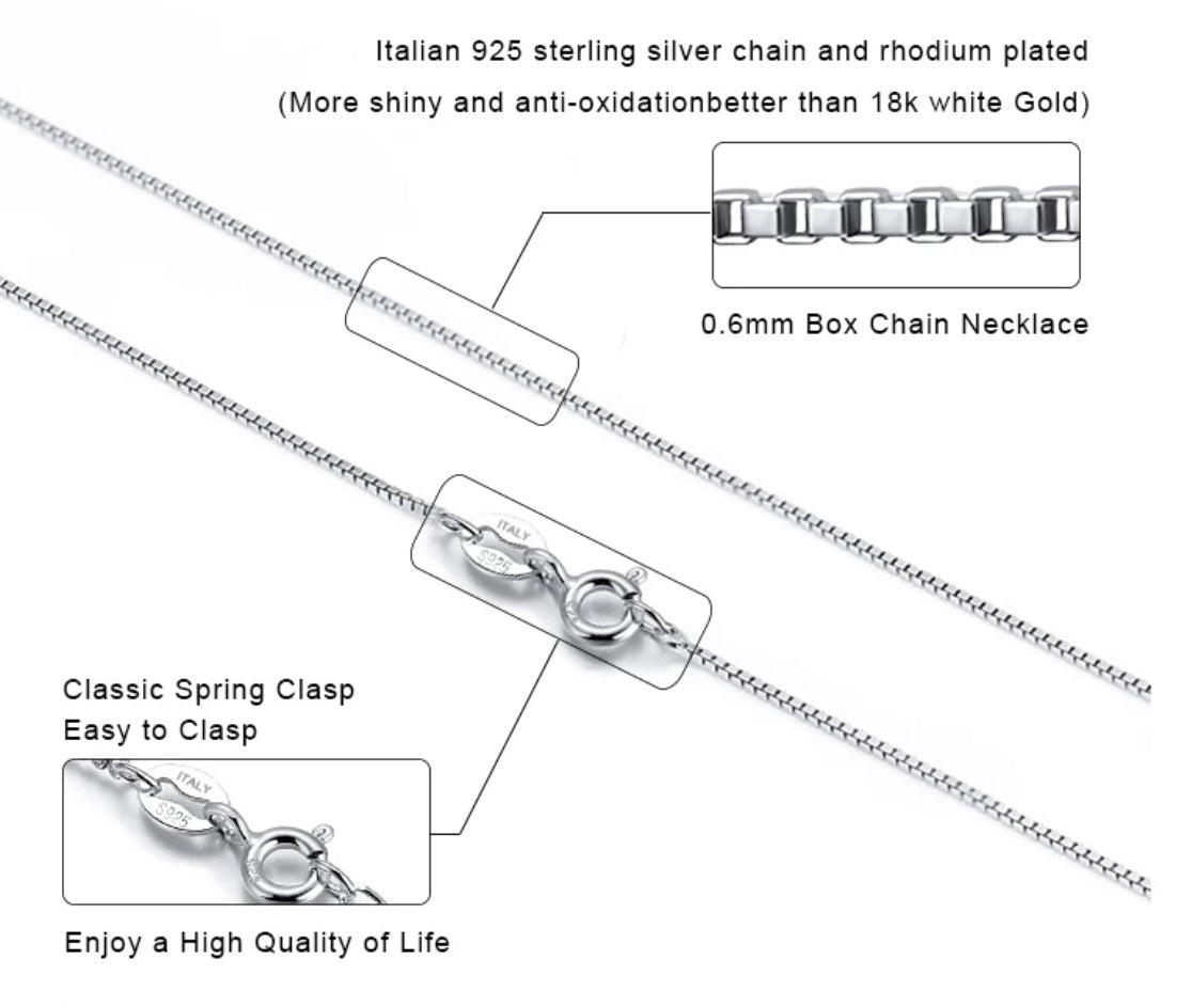 Luna Box Chain Necklace